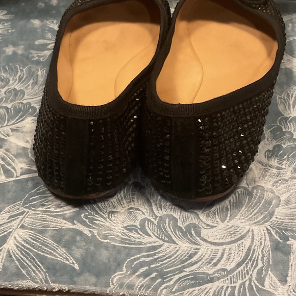 Tory Burch Black Embellished Flats - Picture 5 of 8